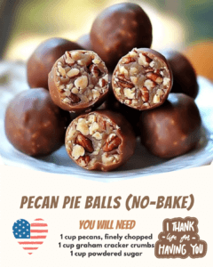 Pecan Pie Balls (No-Bake)