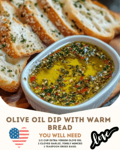 Olive Oil Dip with Warm Bread