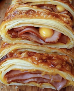 Ham and Cheese Puff Pastry