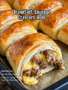 Breakfast Sausage Crescent Rolls