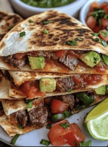 Loaded Steak Quesadillas recipe
