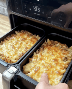 Macaroni cheese air fry