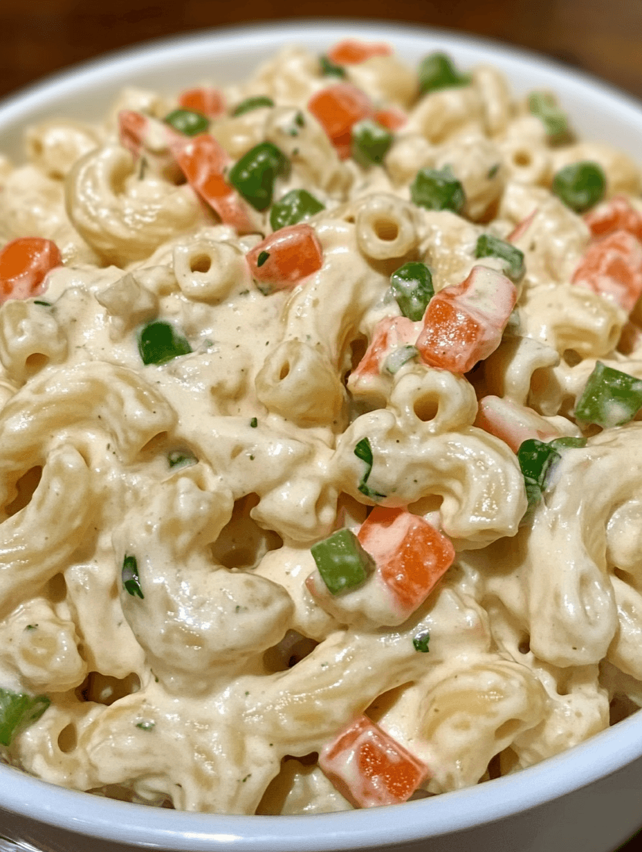 Easy Peasy Macaroni Salad