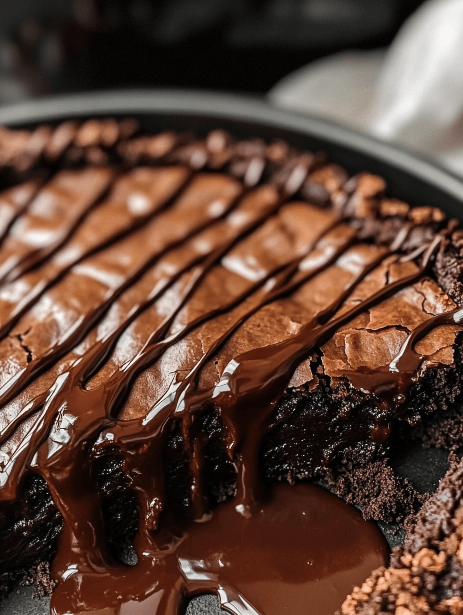 Gooey Brownie Pie