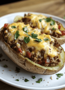 Enjoy a LOADED TACO BAKED POTATO for a Satisfying Meal