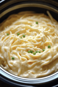 Slow Cooker Creamy Alfredo Pasta Recipe