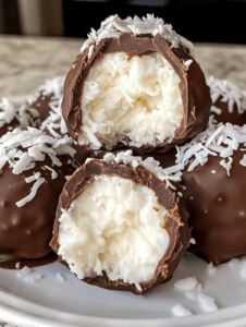 No Bake Coconut Cream Balls