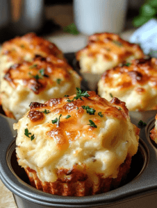 Cheesy Mashed Potato Puffs
