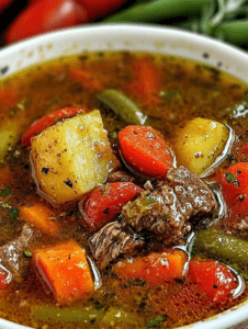 Ground Beef Vegetable Soup