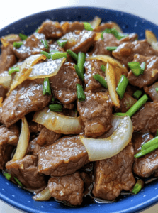 Beef and Onion Stir Fry