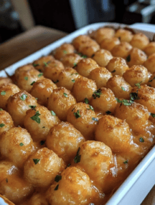 Chicken Bacon Ranch Tater Tot Casserole