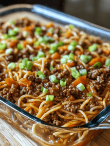 Grandma’s Ground Beef Chow Mein Casserole