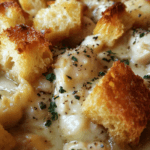 Creamy Crockpot Beef Tips & Mushrooms