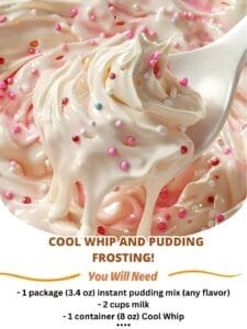 Cool Whip and Pudding Frosting!