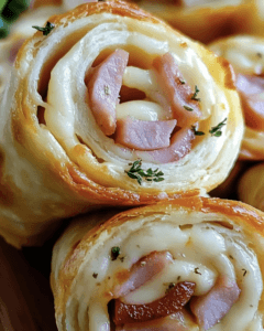 Easy Ham and Cheese Pinwheels