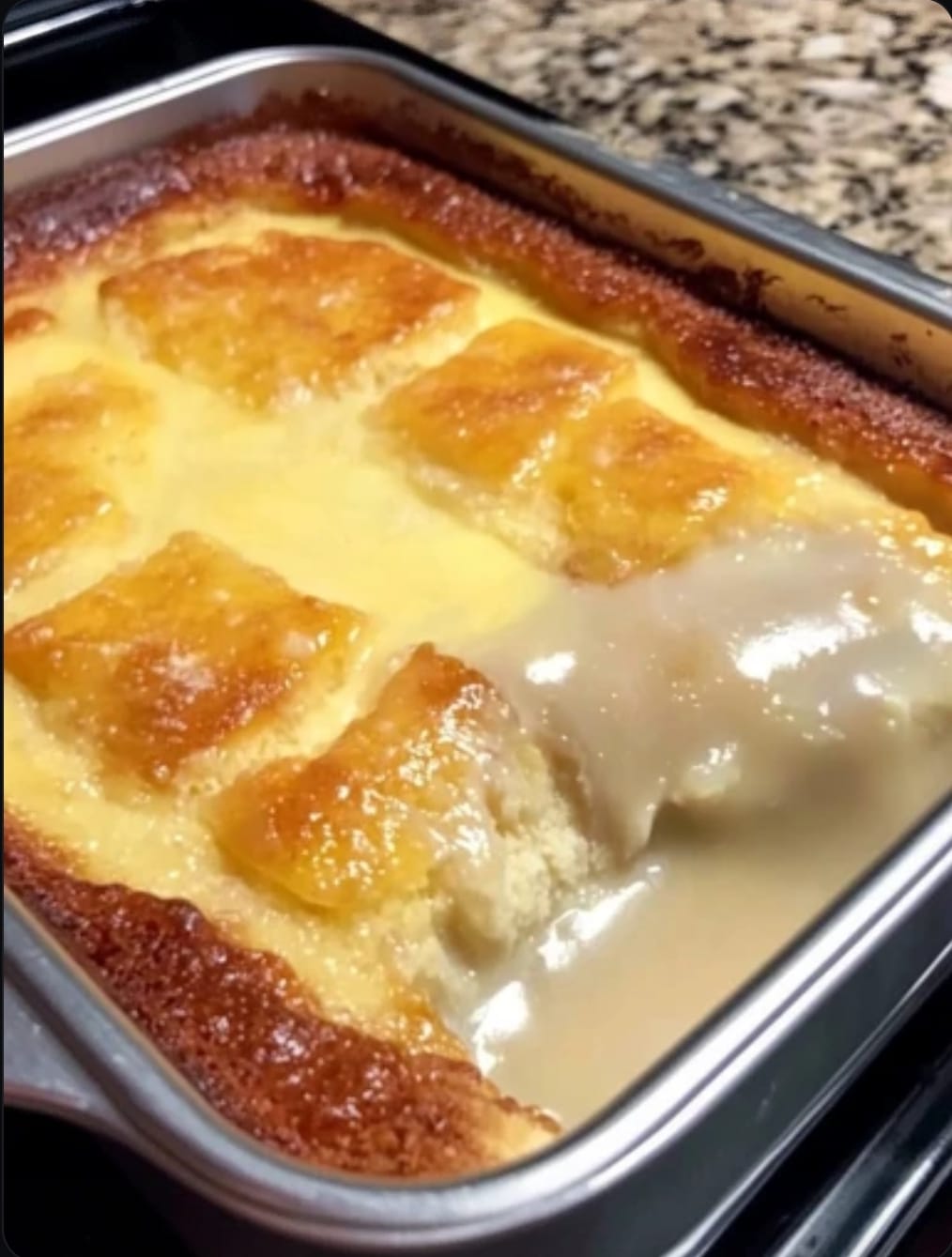 Pineapple Condensed Milk Cake