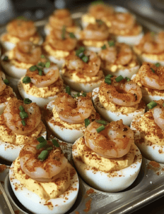 Cajun Shrimp Deviled Eggs