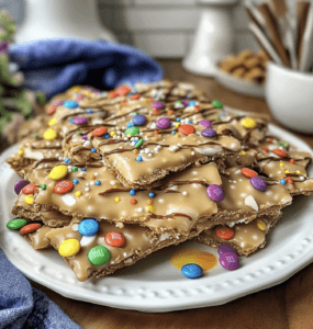 Irresistible Sweet and Salty Easter Cracker Bark Recipe