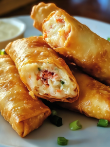 Crab Rangoon Egg Rolls Recipe