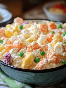 Southern-Style Creamy Seafood Salad with Imitation Crab
