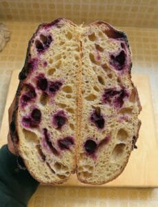 Lemon Blueberry Sourdough Loaf