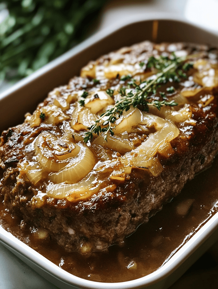 Lipton Onion Meatloaf