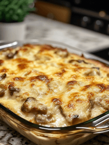 Creamy Chicken and Mushroom Bake