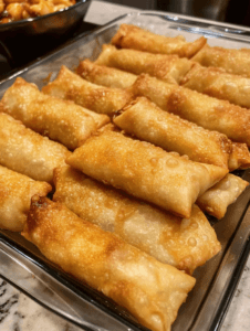 Crab Rangoon Egg Rolls