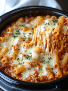 Slow Cooker Baked Ziti