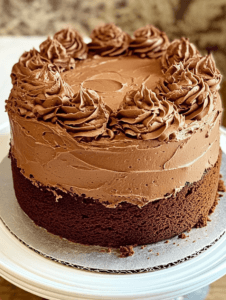 1950s Feathery Fudge Cake