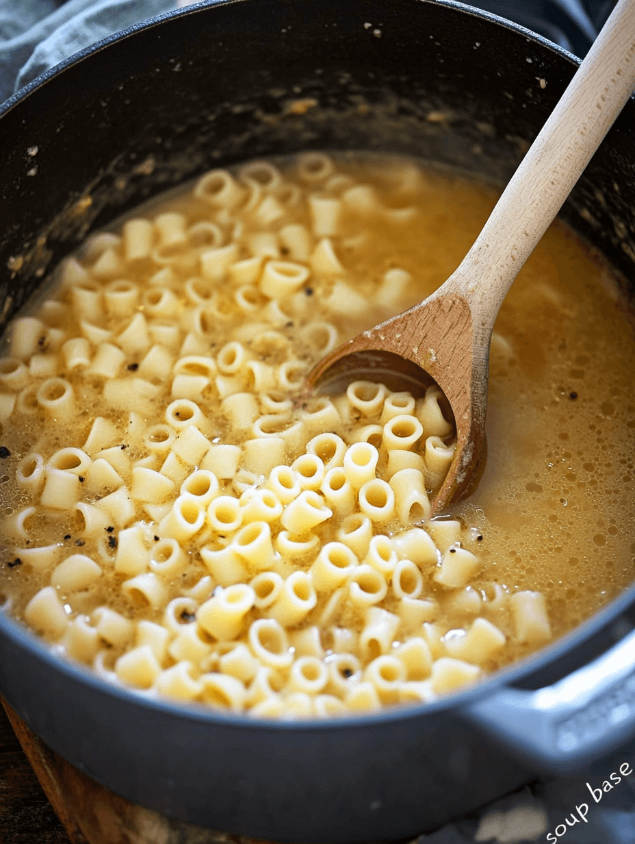 Parmesan Pasta Soup