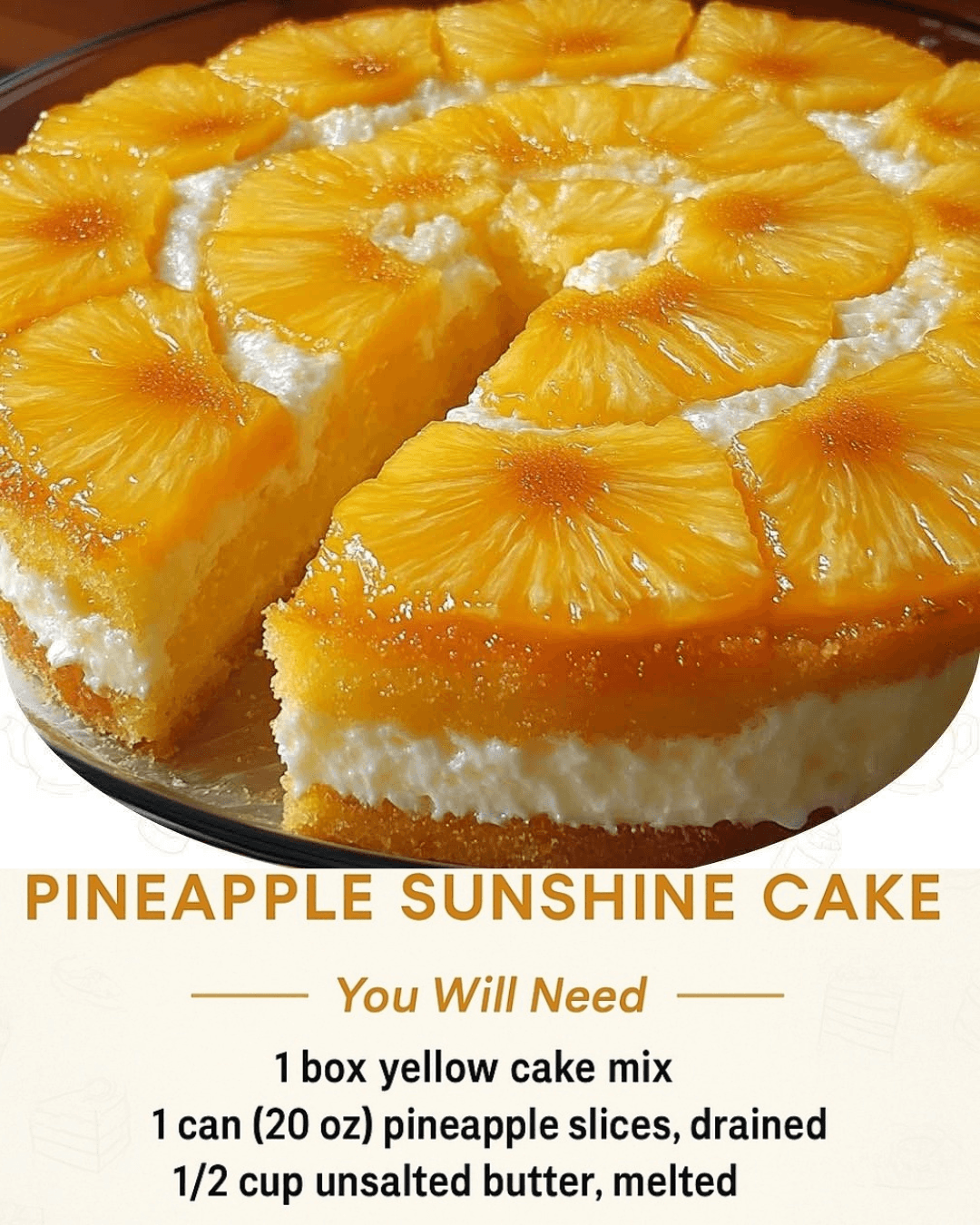 Pineapple Sunshine Cake Recipe: A Burst of Tropical Flavor Delight!