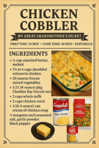 CHICKEN COBBLER