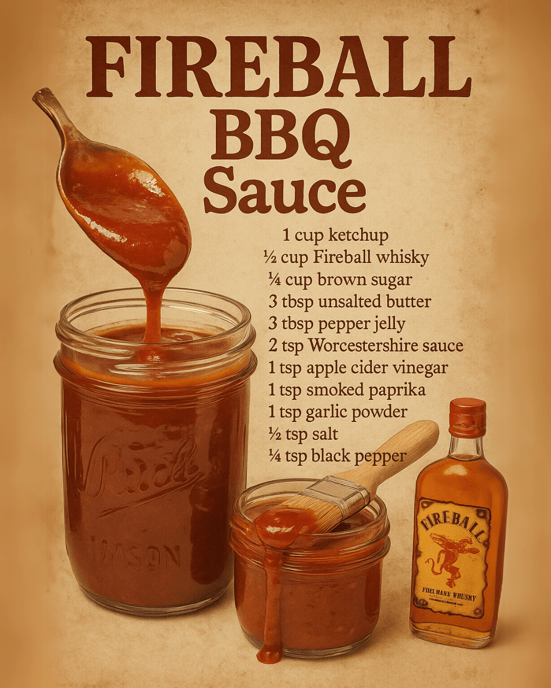 FIREBALL BBQ SAUCE!