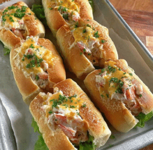 Shrimp Scampi Rolls