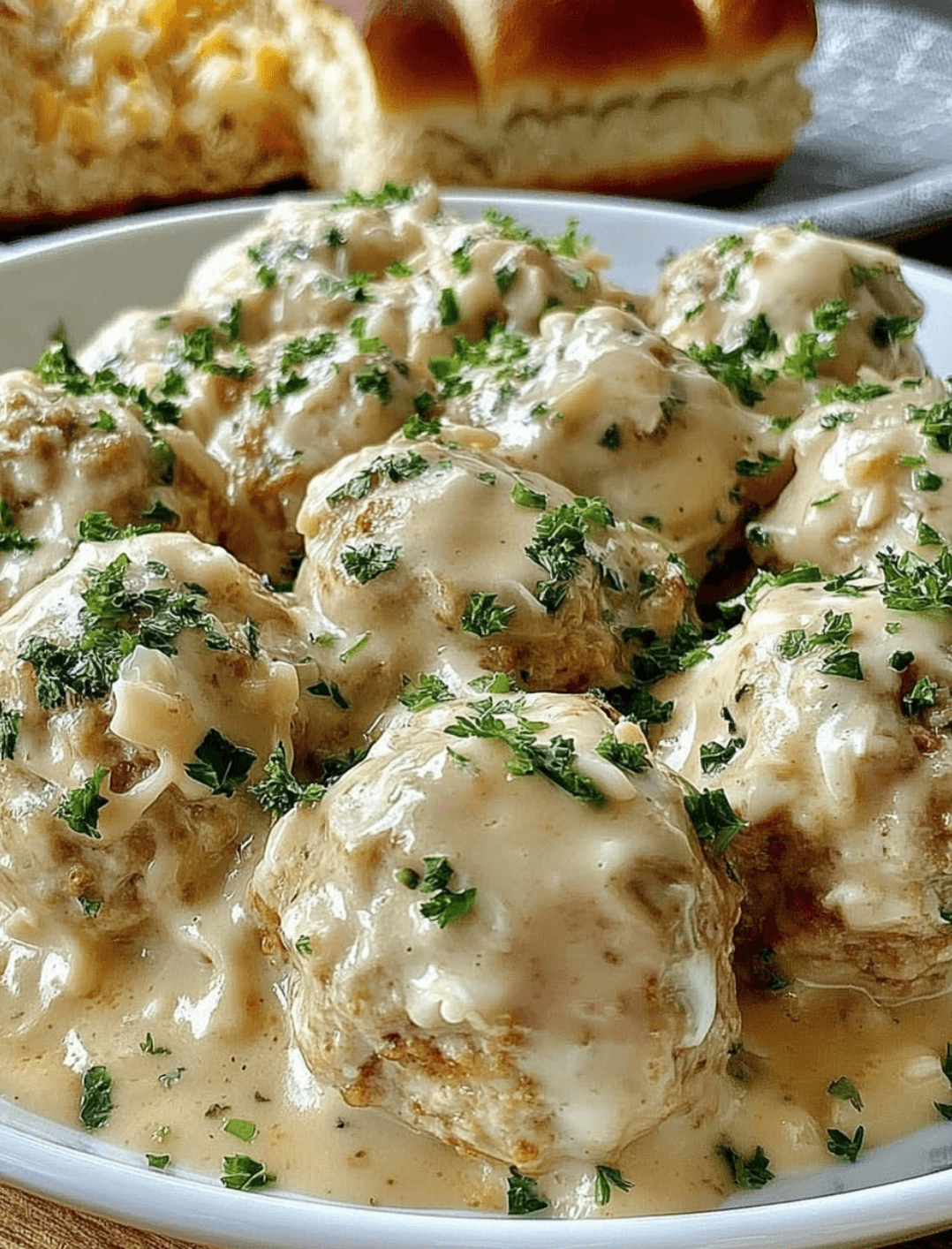 Slow Cooker Creamy Swedish Meatballs
