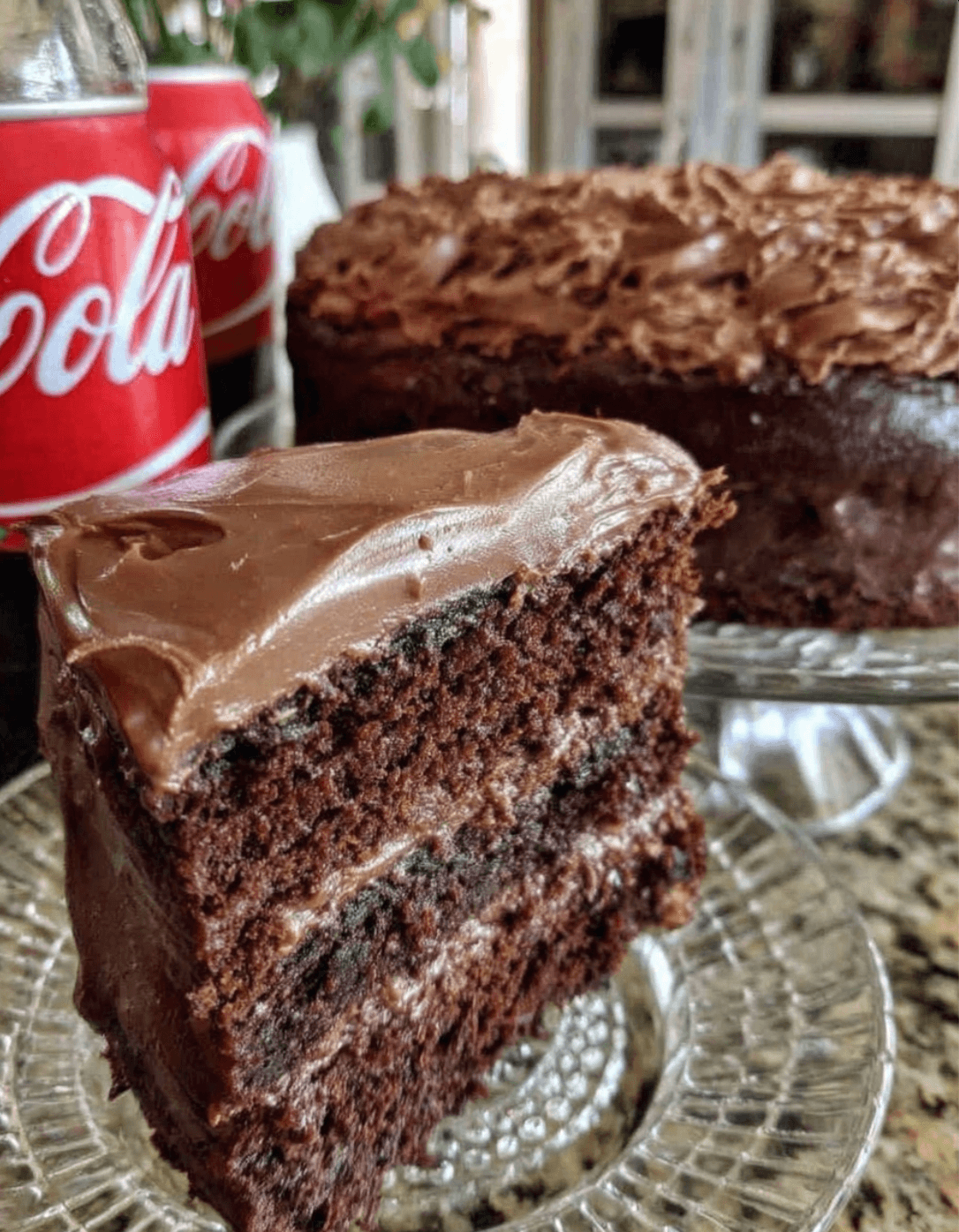 Double Chocolate Coca Cola Cake