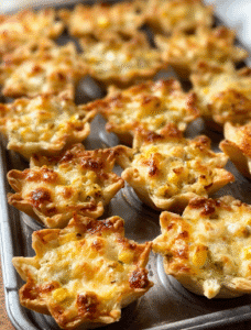 Spicy Cheesy Corn Mini Tarts: A Flavorful Twist on a Classic Recipe