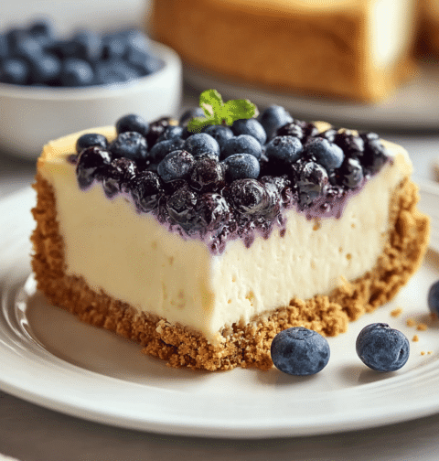 Delicious Blueberry Crumble Cheesecake You Can’t Resist