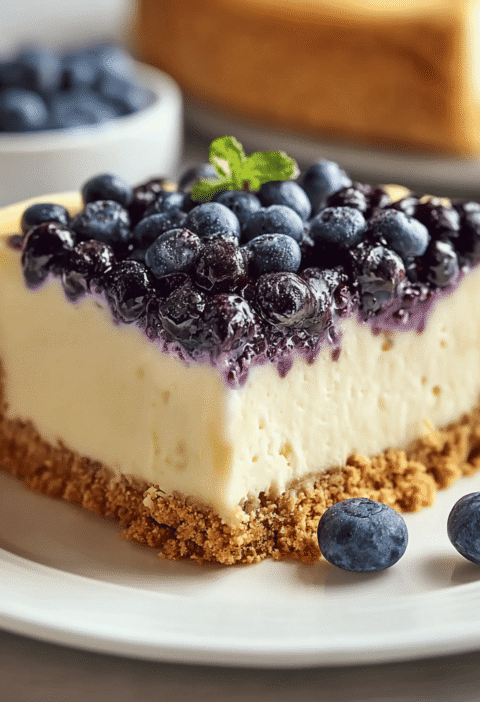 Delicious Blueberry Crumble Cheesecake You Can’t Resist