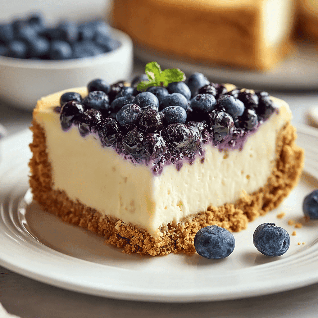 Delicious Blueberry Crumble Cheesecake You Can’t Resist