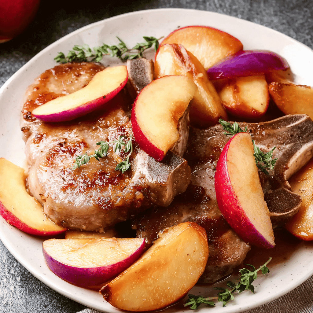 Savory Slow Cooker Apple Cinnamon Pork Chops for Cozy Dinners