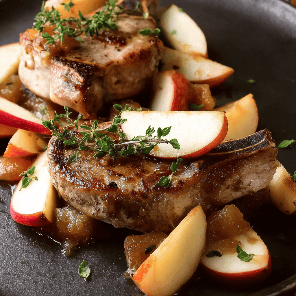 Savory Slow Cooker Apple Cinnamon Pork Chops for Cozy Dinners