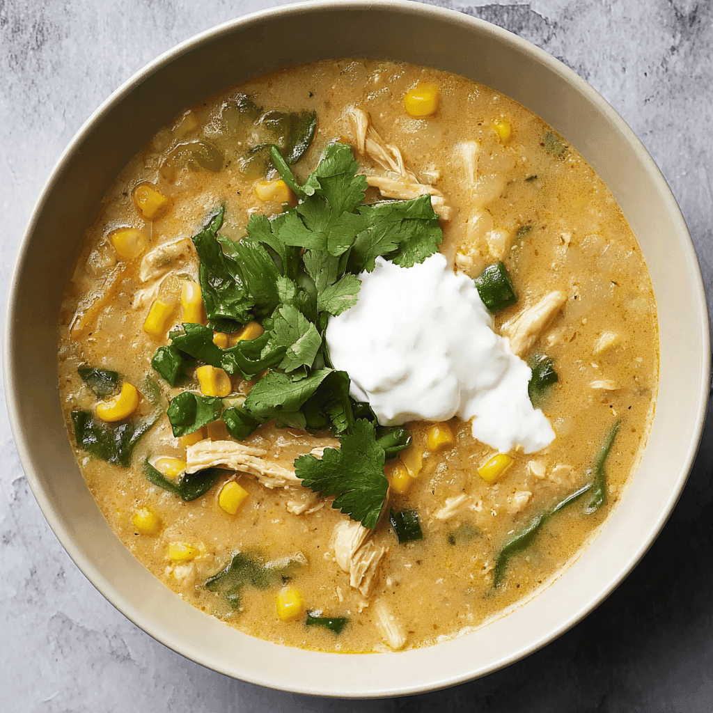 Hearty Green Chile Chicken Enchilada Soup You’ll Crave Daily