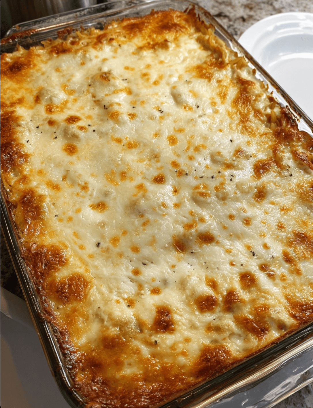French Onion Orzo Bake