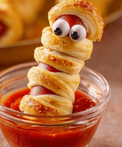 Halloween Mummy Hot Dogs