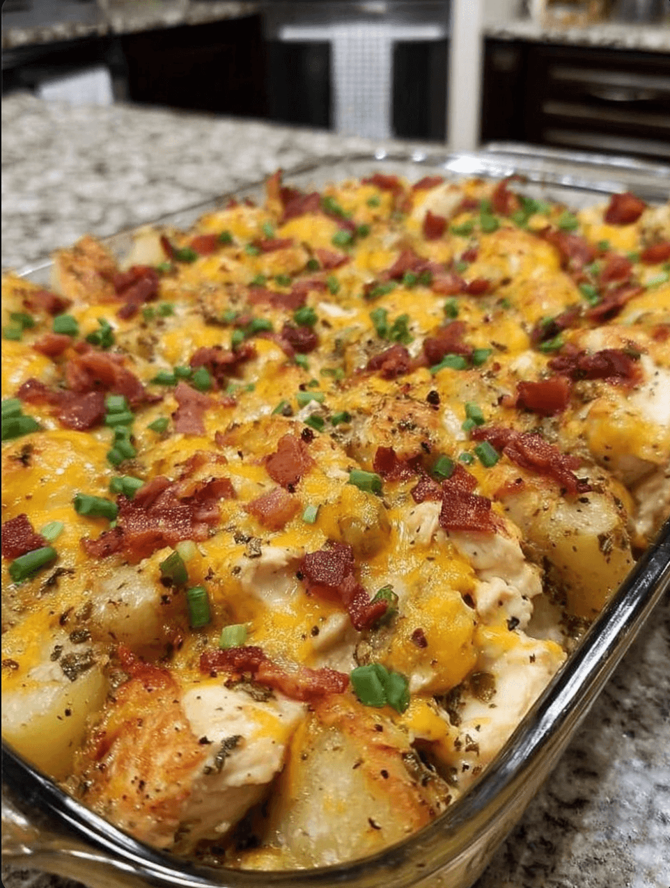 Crack Chicken Pierogi Casserole