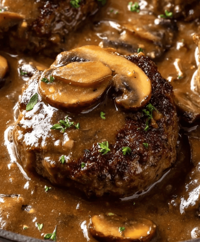Salisbury Steak with Mushroom Gravy