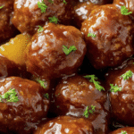 Turkey Teriyaki Meatballs