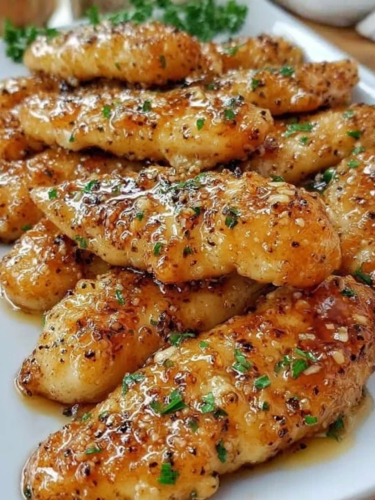 Air Fryer Honey Butter Garlic Chicken Tenders